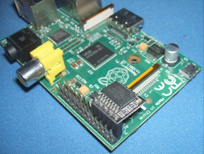 Extra image of Real Time Clock (RTC) module for the Raspberry Pi (Small basic version)